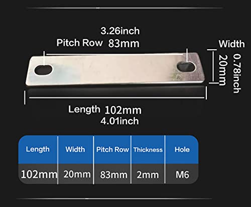 Image of Bus Bars Connector Red Copper Nickel Plate Pitch Row 83mm Lifepo4 Cell Lithium battery Busbar