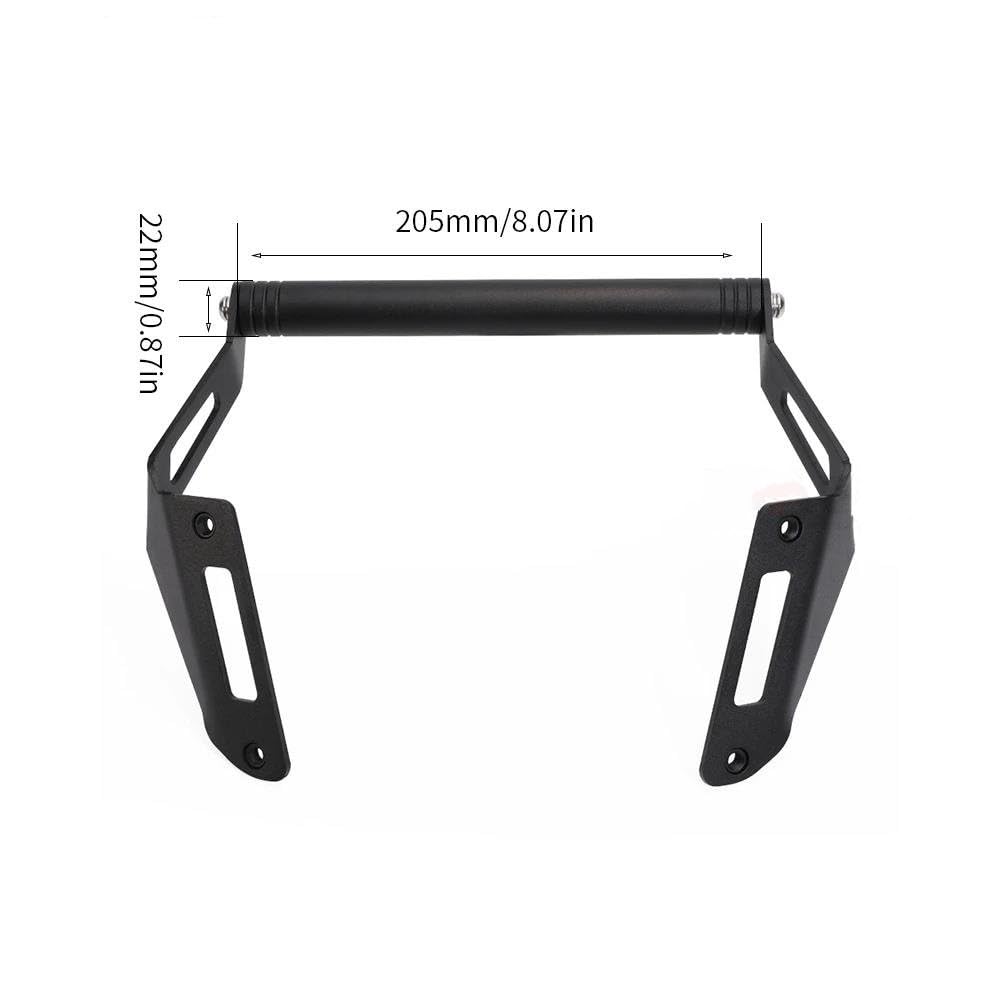 Soporte para GPS Soporte para Teléfono Móvil De Motocicleta para H&Onda NX400 NX500 2024, Adaptador De Expansión para Barra Transversal De Navegación GPS. Barra Soporte