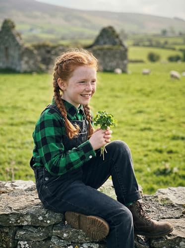 Image of SELINK Girls Long Sleeve Flannel Buffalo Plaid Button Down Shirt