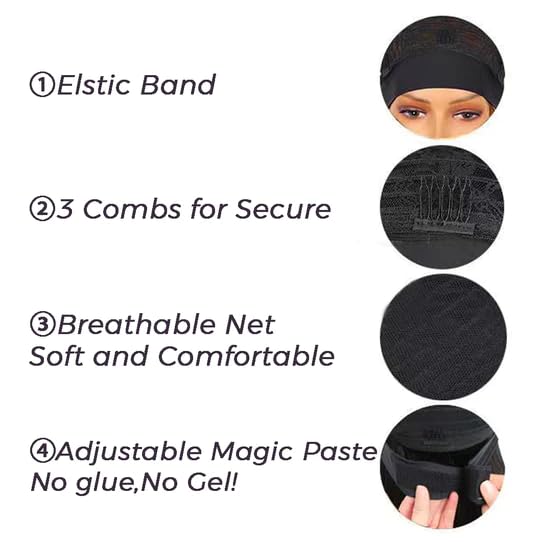 Miniatura 7 de JEMMA - Peluca corta con diadema de corte Bob de 13 pulgadas, pelucas sin pegamento para mujer, pelucas sintéticas naturales para uso diario