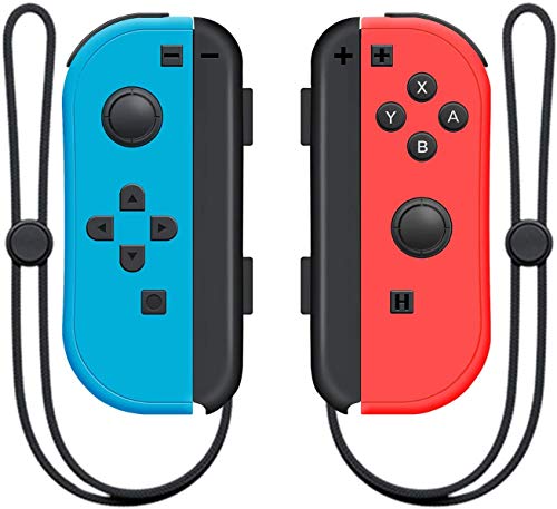 SREEGA Replacement Joy-Con (L/R) for Nintendo Switch Joy-Con (L/R)-Neon Blue/Neon Red SREEGA Replacement Joy-Con (L/R) for Nintendo Switch Joy-Con (L/R)-Neon Blue/Neon Red