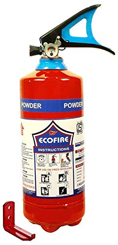 ECO FIRE Iron ABC Powder Type Fire Extinguisher 2 Kg (Red) - Pack...