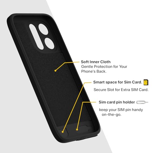 Image of Pikkme Back Cover for Vivo V70 5G Soft Matte Silicone Mag-Safe Design (Mag-Safe Not Support) Camera Protection | Slim Fit Bumper Cover (Black)