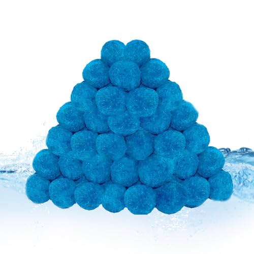 Bolas filtrantes para - Bolas de filtración para Piscina | Reemplazo eficaz de polímeros para Limpieza y Mantenimiento del de filtración