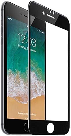 EMODIL Glass for iPhone 8 Plus / 7 Plus Screen Protector Black Frame Tempered Glass Full Glue Edge-to-Edge Protector for iPhone 8 Plus / 7 Plus ® (Black)