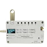 [Précision pour le contrôle de la fréquence oLED] : réglage de fréquence réglable via pour un affichage net pour oled permet aux utilisateurs de sélectionner n'importe quel canal entre 76 MHz et 108 MHz avec une précision de ± 0,1 MHz, assurant une transmission sans interférence pour les configurations de diffusion sur campus multizones