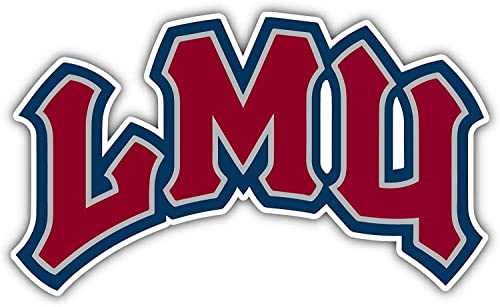 Vinyl Sticker Loyola Marymount Lions College Durable Decal for Bumpers, Helmets, Laptops, Water Bottles, Lockers (3" Longest Side)