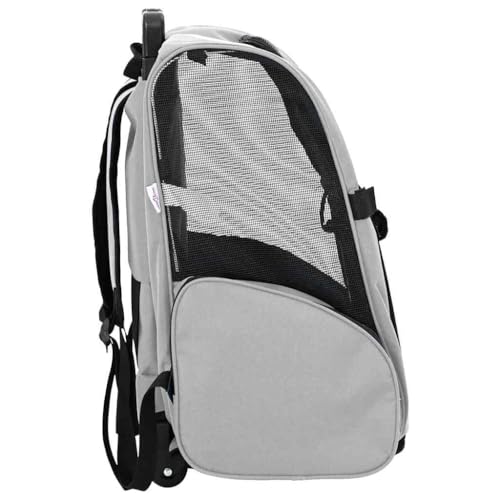 SKM Trolley für Haustiere 3-in-1 Grau 48x32x57 cm cm Ox -Gewebe,Tier- & Haustierbedarf,Haustierbedarf,Pet-Stroller,Grau,2.7KG,42007373