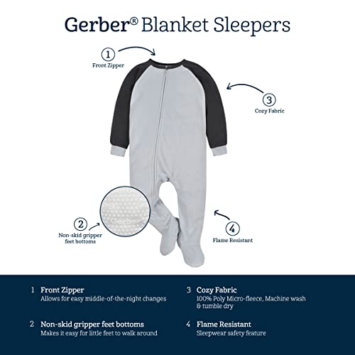 Image of Gerber Baby Boys' 2-Pack Sleep 'N Play Pajamas