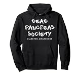 Conciencia de la diabetes de la Sociedad del Páncreas Muerto Sudadera con Capucha