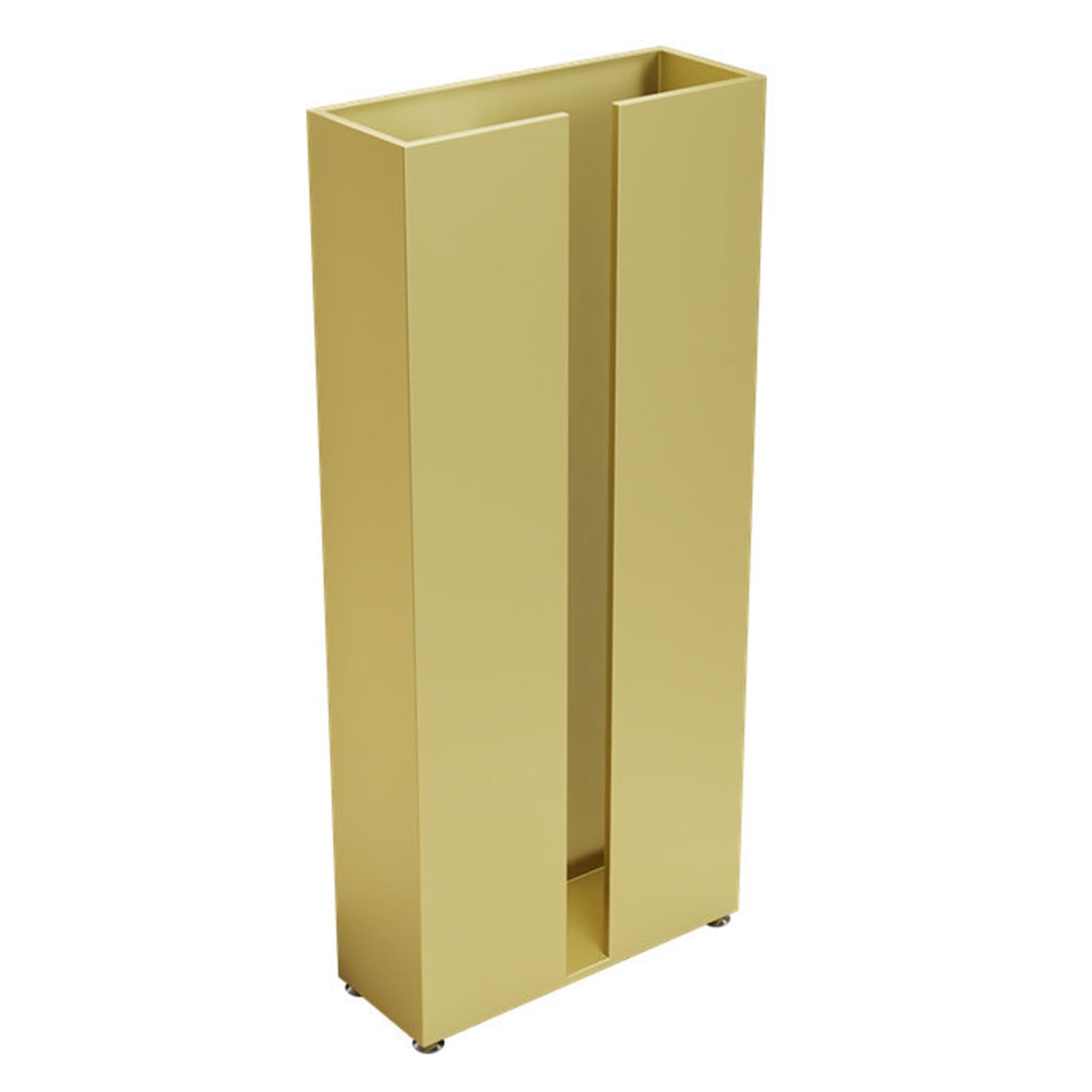 BHGFYXBS Hanger Organizer Storage Rack With Casters For Closet Laundry Retail Store, Premium Stackable Hangers Holder,Gold-45x18x97cm