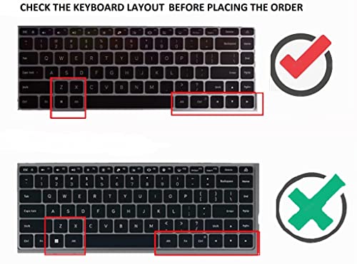 Image of Saco Silicone Skin Keyboard Protector Cover Compatible for Mi Notebook Pro 15 Launch Year 2021 - Transparent
