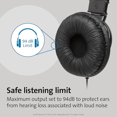 Image of Kensington USB Hi-Fi Headphones with Microphone (K97601WW), Black