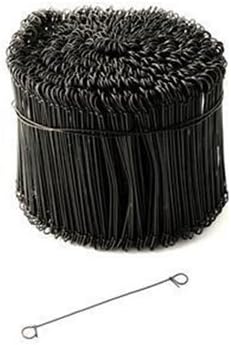 MCA Rebar Ties, 16 Gauge - 5,000 Count, Multiple Size Options, bar tie wire concrete (8 Inch)