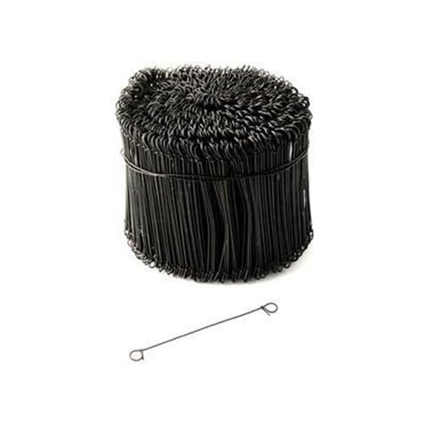 MCA Rebar Ties, 16 Gauge - 5,000 Count, Multiple Size Options, bar tie wire concrete (8 Inch) Cover