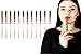 Lip Gloss -12 Colors Set Waterproof Long Lasting Madly Matte Lip Gloss Liquid Lipstick Beauty Makeup Cosmetics ( Set of 12PCS) By Rejawece