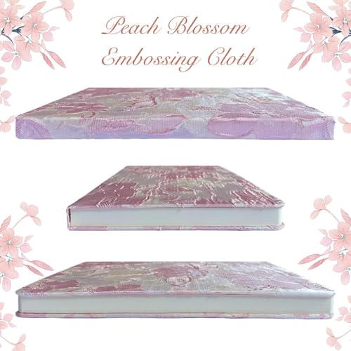 Cuaderno de flores A6 rayado melocotón para organizar tus ideas 6