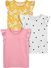 Grey Polka Dot/Pink/Yellow Flowers