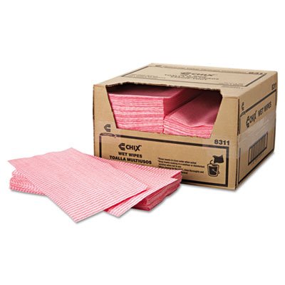 Chicopee Inc Chi 8311 Chix Wet Wipe Pink St E 200/Cs Kosher CHI 8311