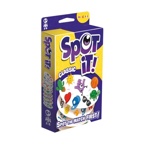 Asmodee Spot It! Classic Card Game (2024 Refresh) - Pocket Eco Ed...