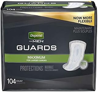 Product of Depend Guards for Men with Maximum Absorbency, 104 ct. [Biz Discount]