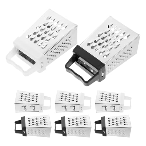 Set de 8 mini ralladores multiusos de acero inoxidable miniatura 1