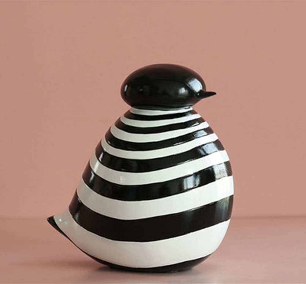 Figuras de Animales Creativas nórdicas, Escritorio, Sala de Estar, Entrada, decoración de Escritorio, gabinete de TV, gabinete de Vino, decoración del hogar, Manualidades, pájaro Blanco