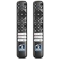 Only for TCL-Google-TV-Remote-Control Replacement,RC813 Compatible with TCL QM8/QM7/Q7/Q6/Q5/S5/S4/S3 4K UHD HDR LED QLED QD-Mini LED Full-HD Smart TVs(Pack of 2)