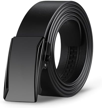 Men's Genuine Leather Belt Automatic Cowhide Business Casual image 2