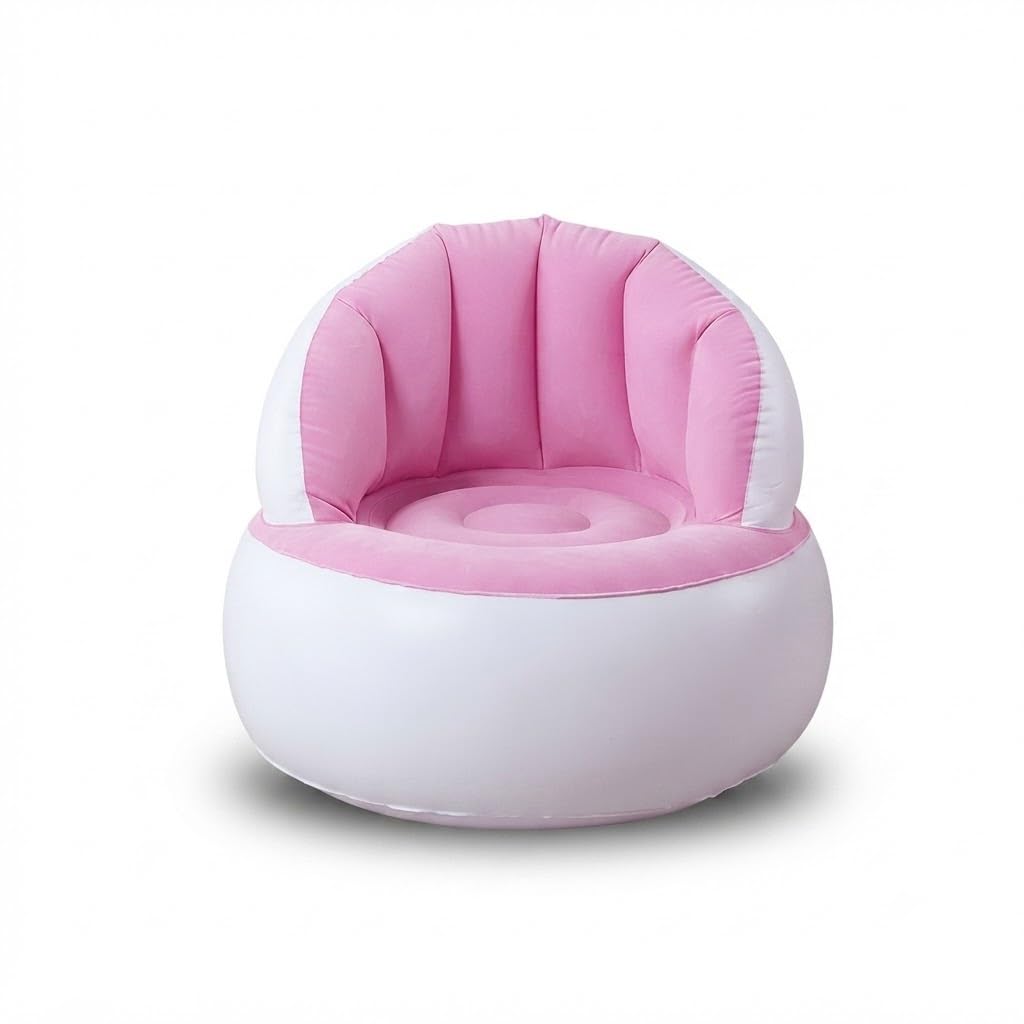 Drumstone (with 5 Years of Brand Warranty Inflatable Lounge Chair for Living Room, Portable Foldable Sofa for Bedroom & Travel, Ergonomic Soft Velvet Bean Bag Chair, Compact Space-Saving Seat-image-30