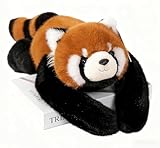 Construction en peluche hypoallergénique de qualité supérieure : fabriquée à partir d'un tissu ultra doux semblable à de la fourrure de lapin avec des coutures doubles et des compartiments en micro-perles de verre sans danger pour les en-fants pour garantir durabilité et confort.