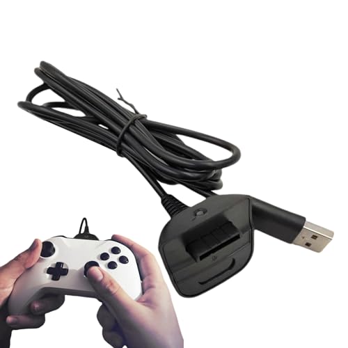 Generisch 360 Spielcontroller Ladekabel - Steck Und Spiel Game Controller Ladekabel - Zuverlässige Lösung Als Konsolenzubehör Ersatz Für Jugendliche Und Erwachsene