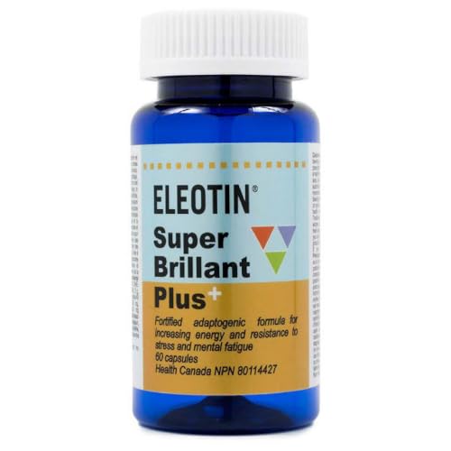 Eleotin Super Brillant Plus | Herbal Supplement for Brain Health & Cognitive Function | Supports Mental Clarity, Focus & Memory | Health Canada Approved | All Natural