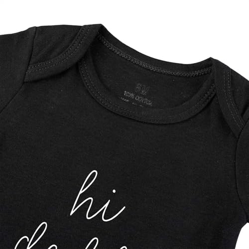 Image of Hi Daddy Bodysuit for Baby Hello Daddy Pregnancy Announcement for Husband I Love Daddys Baby Romper