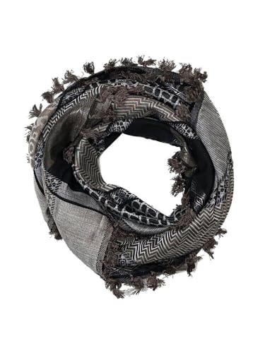 Image of Merewill Cotton Shemagh Tactical Desert Wrap Keffiyeh Head Neck Arab Scarf For Men 49 inchx49 inch