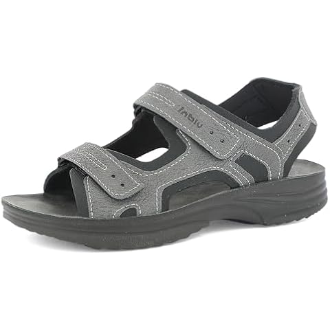 inblu Men's Trekking Sandals with Velcro Closure Cover