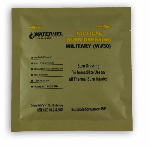 SKDKYCCO Water-JEL Military Burn Dressing 4" X 16"
