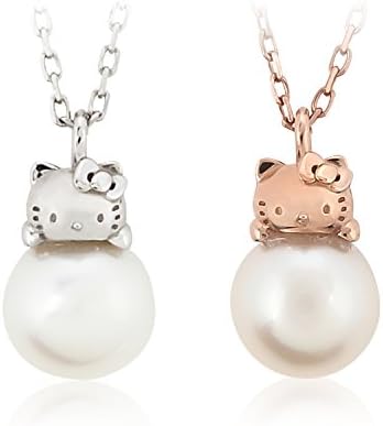 Amazon ハローキティ パール ネックレス ペンダント 真珠 Hello Kitty キティちゃん キティ ペンダント レディースジュエリー アクセサリー プレゼント ギフト ラッピング無料 誕生日 記念日 女性 シルバー ジュエリー 通販