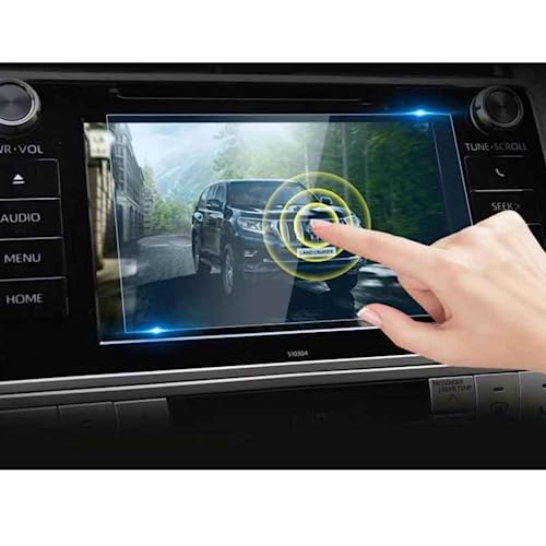 Verre trempé de navigation 7" anti-rayures et oléophobe pour Toyota Land Cruiser Prado 150