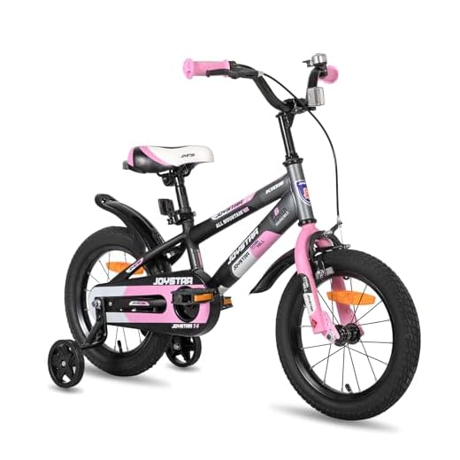 JOYSTAR New Berry 12 Inch Kids Bike for Girls Ages 3-4 Years Old, Kids Girl Bicycles with Training Wheels & Basket, 12 in Toddler Bike in Pink