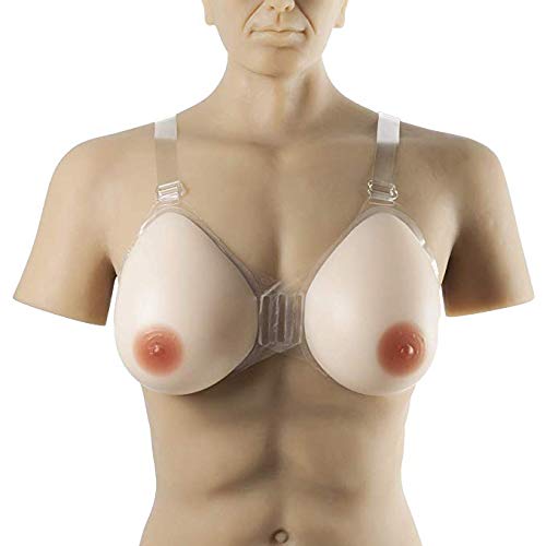 Faux seins insertion douce type de chute naturelle pour travestissement et soin L