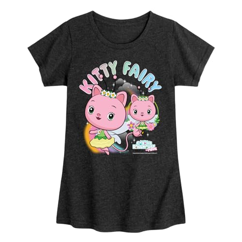 Gabby'S Dollhouse - Kitty Fairy Tee - Youth Girls Short Sleeve T-Shirt