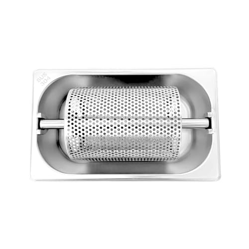 Rouleau à beurre en acier inoxydable 304 avec support de cuisine volume 1,7L