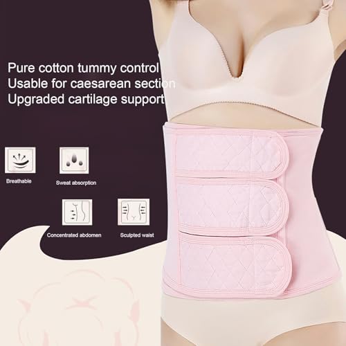 Faja postparto talla Large color Rosa ajustable para recuperación miniatura 7
