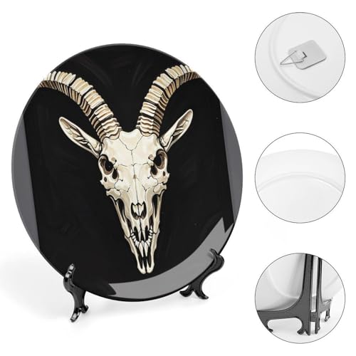 Plato decorativo de porcelana hueso de 6 pulgadas miniatura 4