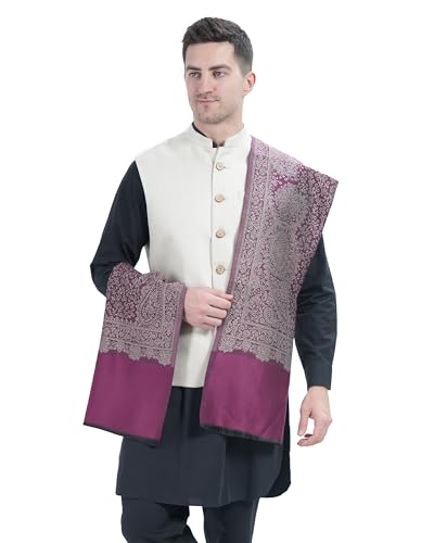 Image of Men's Kashmiri Wool Jamawar Shawl