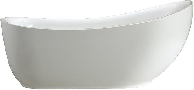 Vinnova 231071-BAT-WH Everlie 71 inch x 35 inch Soaking Bathtub,,, White