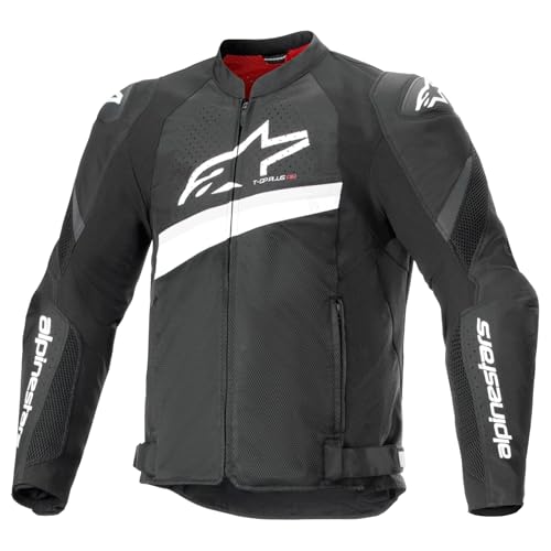 Alpinestars T-GP Plus R V4 Airflow Men's Street Motorcycle Jackets - Black/White / 4X-Large