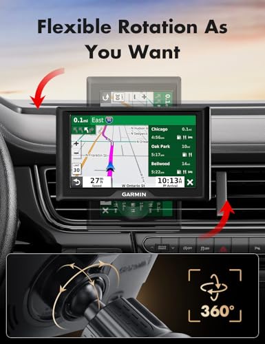 Suporte GPS de carro para Garmin GPS – um suporte de ventilação de carro estável com um gancho de me