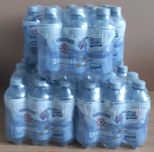 Sprudel Mineralwasser von Gerolstein, Natürliches Mineralwasser mit Kohlensäure, 60 Flaschen, 0,33 L pro Flasche, Inkl. Einweg-Pfand